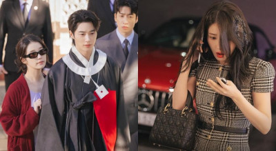 《21世紀大君夫人》IU拎21萬名牌包遭蛋洗！萬元「老娘必勝洞洞鞋」撐回千金臉面