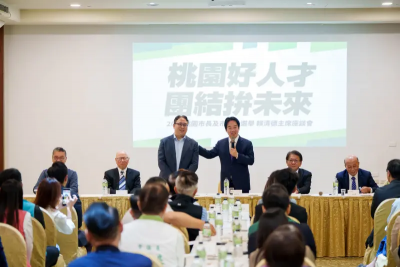 收復失土！賴清德親赴桃園　宣布許信良任黃世傑競總榮譽主委