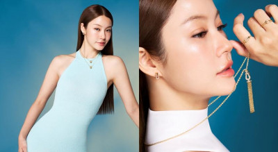 必追泰星再加一！Namtan Tipnaree披FRED鑽石珠寶女神氣場直接封神