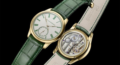 德國製錶大師200週年紀念！Moritz Grossmann手拭鍍銀錶盤綠得很高級