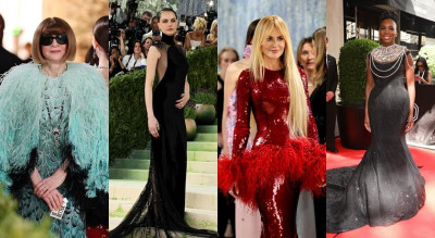 時尚奧斯卡》BLACKPINK閃耀Met Gala！Jennie變藍色美人魚、Ros&eacute;高衩秀長腿