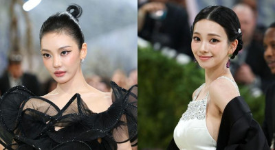 時尚奧斯卡》aespa黑白雙美降臨！Ningning眼神超勾魂 Karina韓服仙女驚全場