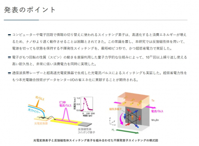 記憶體迎新革命？東大技術快DRAM千倍　省電、高速且幾乎不發熱