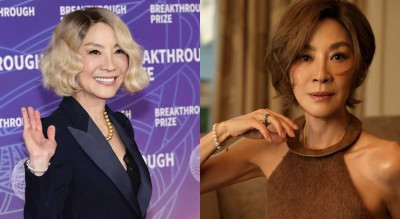 楊紫瓊緊身衣炸出零贅肉身材哪像63歲！同框小兩輪「日本貴婦」沒在怕