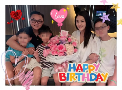 嫁新東陽少東13年！《大學生》女神40歲慶生照曝光　百億尪甜告白