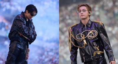 BTS巴黎開唱變精品伸展台！V自在駕馭豹紋CELINE 柾國套BALENCIAGA戰袍使壞