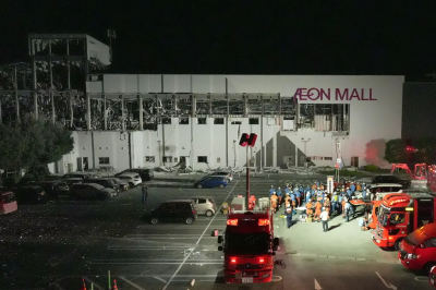熊本強震「AEON MALL」爆炸坍塌！傳多人失蹤　自衛隊投入救援