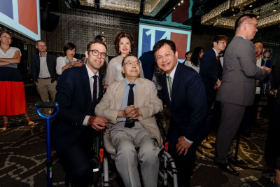 林佳龍悼念黃崇仁不捨發聲！讚他以台灣心開創產業和育才