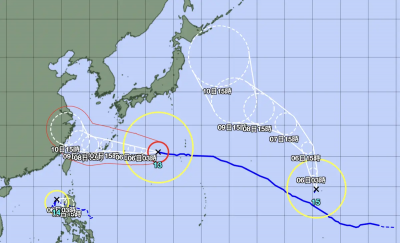 昌鴻颱風生成「3颱共舞」！路徑往日本　白海豚周五發海上警報