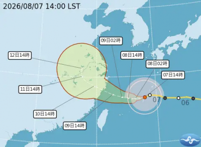 颱風動態整理！白海豚「最新路徑、風雨影響、陸警發布時間」一覽