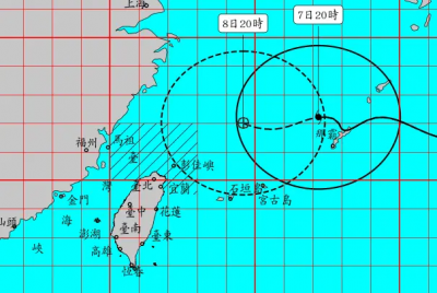 8/8天氣預報》白海豚恐擦過台灣！今恐發布陸警　台中以北雨最大