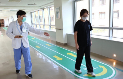 助復健病友制定復健治療評估 台南柳營奇美醫院打造6分鐘行走測試廊道