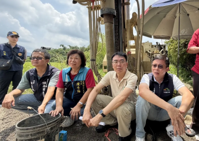 溫世政肉身攔機具！怕反對就跳過程序？名間焚化爐鑽探惹眾怒　
