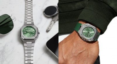 Bell &amp; Ross夏日換上鼠尾草綠！BR-05 GMT Green Steel打造清新旅行風格