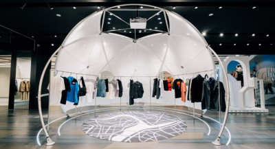 The North Face UE黑標插旗大巨蛋 半球帳篷轉譯前衛空間語彙 秋冬穿搭從容切換生活節奏