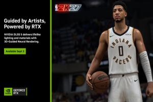 NVIDIA 全新黑科技 DLSS 5 將上線！《NBA 2K27》首發 畫面如同真人演出