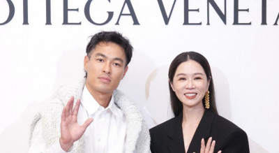 楊祐寧披BV針織耍帥冒汗仍不忘放閃！謝盈萱飛威尼斯前提前預習女王氣場