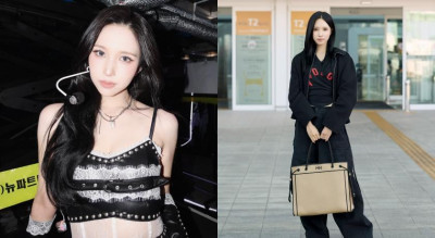 TWICE續約動向未明！MINA飛米蘭挺FENDI 「洋裝掛在骨架上」瘦一大圈