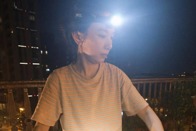 Hebe中秋烤肉太專業！私下面貌全被拍　頭上1裝備粉笑翻：超齊全