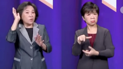 蔣萬安、沈伯洋辯論太激烈！手語老師速度全跟上　觀眾猜是這2位